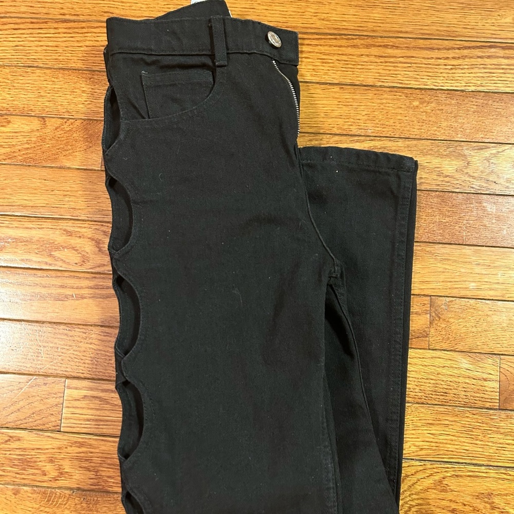 Zara Black Straight Leg Jeans - Picture 2 of 9
